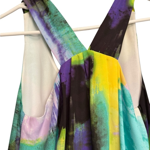 Lucy & Laurel Green and Blue Dress - Picture 3 of 5